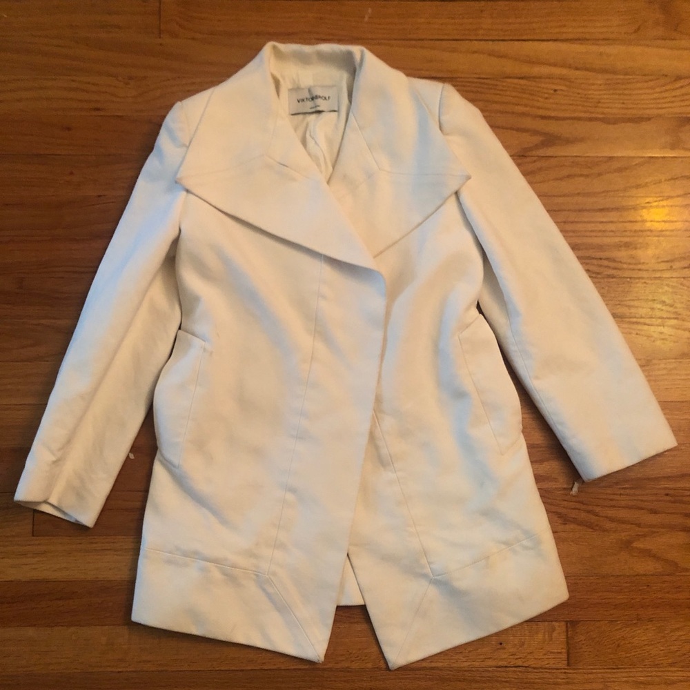 Viktor and Rolf Neutrals Twill Short Coat